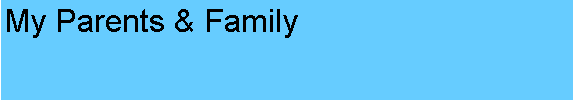 Text Box: My Parents & Family